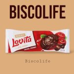 کوکی ژله ای روشن لاویتا اوکراین با ژله آلبالو و روکش شکلاتی 135گرمی