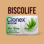 صابون صابون کلونکس Clonex Aloe Veraبا رایحه آلوئه ورا 125 گرم 6تایی