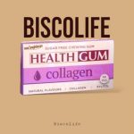 آدامس بدون شکر هلث گام مدل کلاژن Health Gum