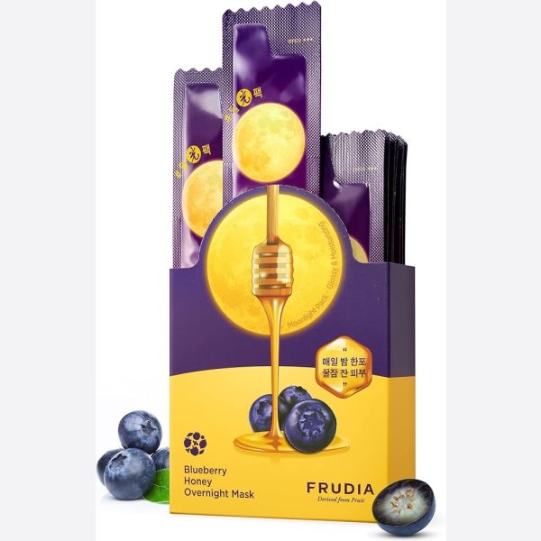 کرم شب مرطوب کننده بلوبری و عسل FRUDIA کره جنوبی 5میلی - Image 2