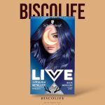 رنگ موی موقت آلمانی LIVE  رنگ آبی متالیک Blue Mercury U67 ماندگاری تا 15 بار شستشو