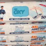 حوله تمیزکننده کف و پارکت 50عدد مستر اوکسی MR OXY ترکیه