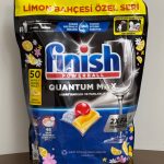 قرص ماشین ظرفشویی فینیش کوانتوم مکس رایحه باغ لیمو بسته 50 عددی Finish Quantum Max Lemon