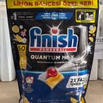 قرص ماشین ظرفشویی فینیش کوانتوم مکس رایحه باغ لیمو بسته 50 عددی Finish Quantum Max Lemon - Image 2
