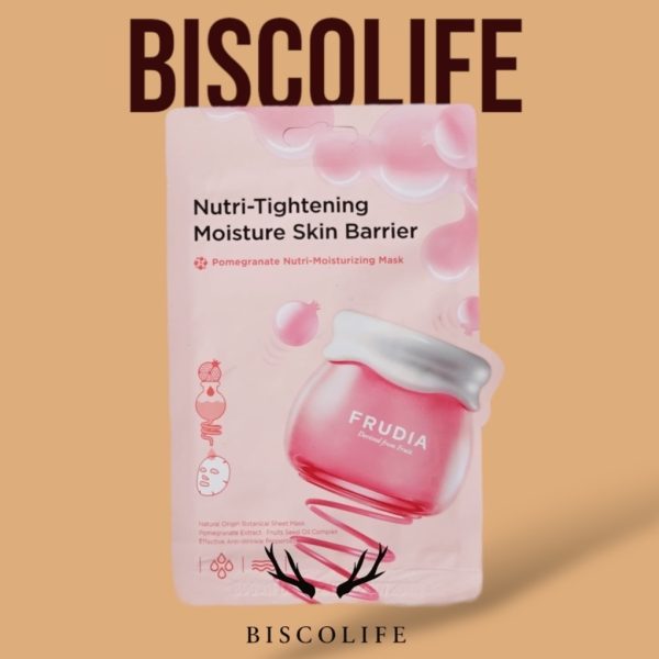 ماسک صورت ورقه ای رطوبت رسان و سفت کننده کره جنوبی FRUDIA - Image 2