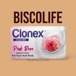 صابون صابون کلونکس Clonex Pink rose با رایحه رز صورتی 125 گرم 6تایی