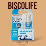 استیک تسکین سردرد و میگرن Masterplast انگلیس حجم 3.6میلی انقضا محصول تا 2027/3