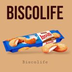 کوکی لاویتا روشن با مغز شیری اوکراین Roshen Lovita Milk  حجم 127 گرم