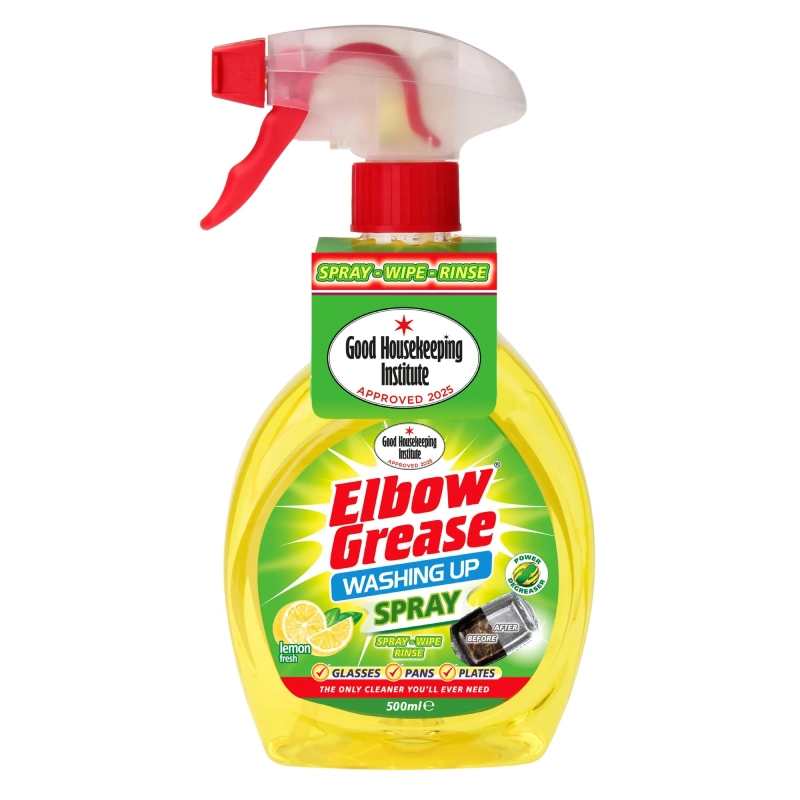 اسپری ظرفشویی دستی Elbow Grease رایحه لیمو 500 میلی اسپری ظرفشویی دستی Elbow Grease رایحه لیمو 500 میلی