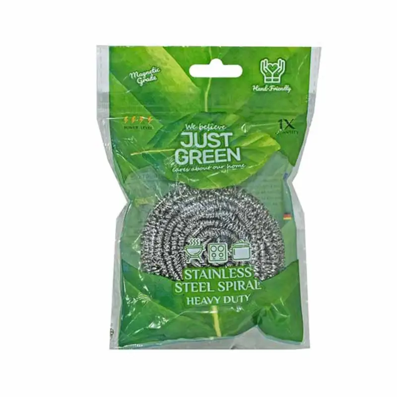 سیم-جاست-گرین. سیم ظرفشویی جاست گرین مدل Heavy Duty- پک 1 عددی