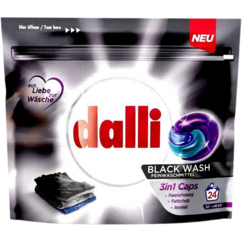 قرص ماشین لباسشویی دالی مشکی قرص ماشین لباسشویی دالی مشکی 24 عددی - Image 1