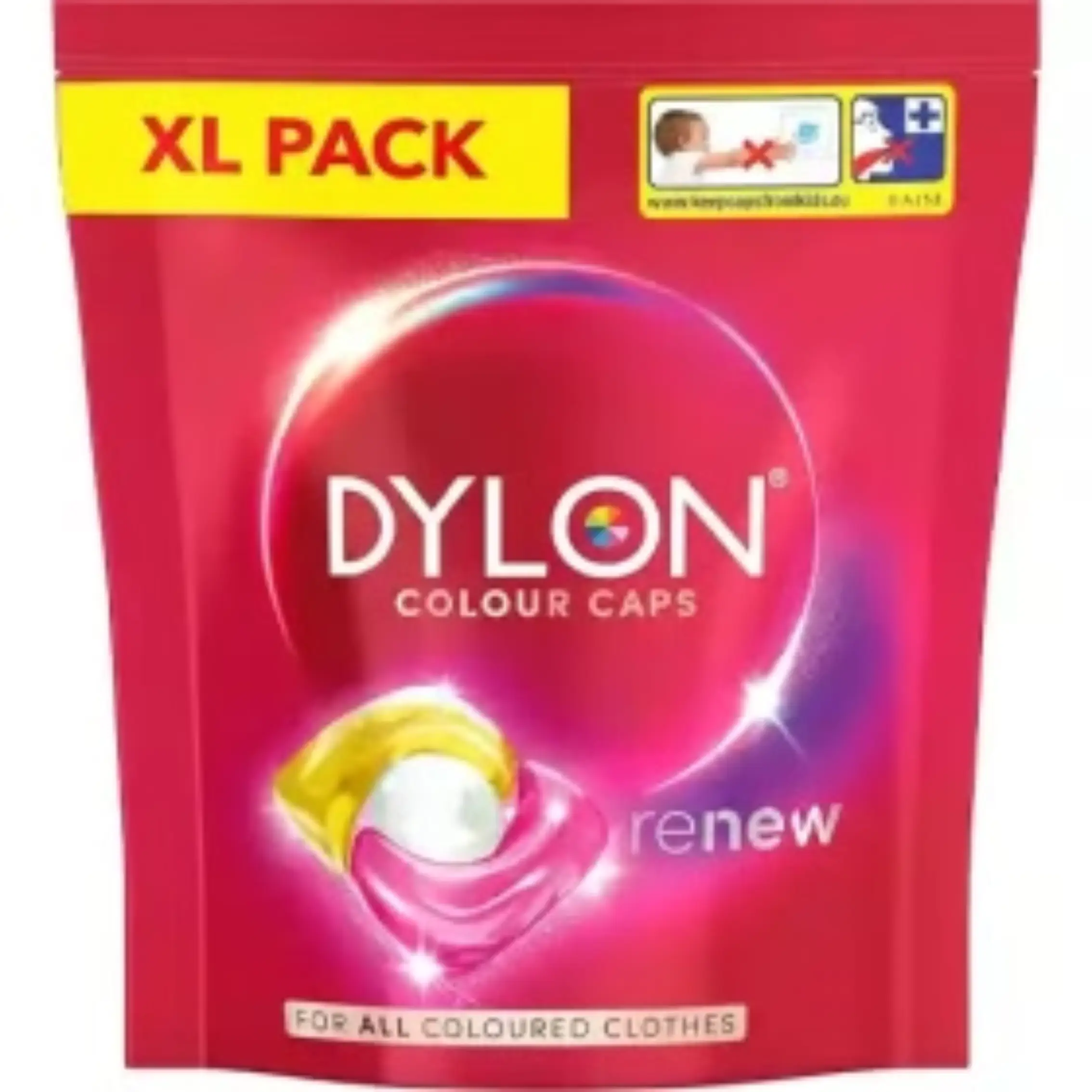 لباس_های رنگی قرص ماشین لباسشویی دایلون – ۴۰ عددی مناسب لباسهای رنگی