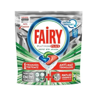 قرص ماشین ظرفشویی فیری ۵۰ عددی پلاس